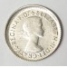 AUSTRALIA 1959 . THREEPENCE . ERROR . OFF CENTRE MIS-STRIKE